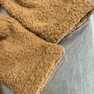 Women’s Light Brown Fleece Jacket thumbnail 3