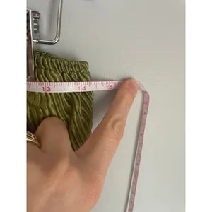 Chartreuse Green strapless dress tube top mini dress ribbed miami going out Y2K thumbnail 6