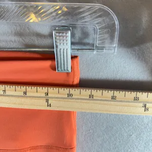 458 | Lululemon Womens 2 High Rise 25" Inseam Athletic Leggings Orange‎ thumbnail 3