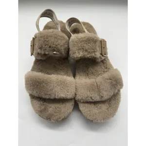 NWOB Koolaburra by UGG Backstrap Fuzzy Sandals Fuzz Oh Amphora Size 9 thumbnail 3