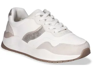 Time and Tru Womens Sneakers Sz 7 Tan Chunky Jogger Memory Foam Lace Up Casual thumbnail 1