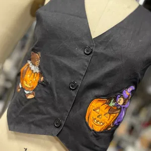 Vintage Halloween Vest M Black Size M thumbnail 2