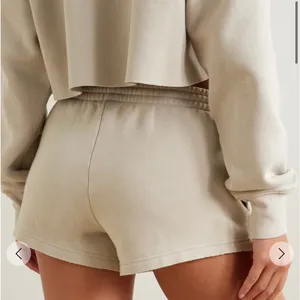 SKIMS grey cotton blend jersey shorts in grey thumbnail 3