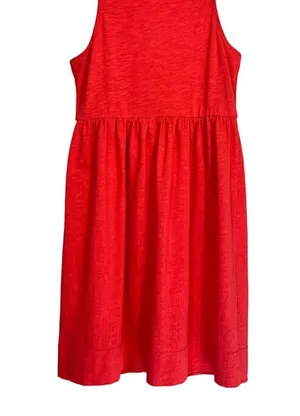 J. Crew Women’s Coral Sleeveless Nautical Button Front A-Line Dress #88409 Size S thumbnail 8