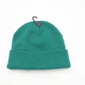 No Boundaries Green Alligator Flat Knit Cuffed Beanie Hat One Size New thumbnail 5