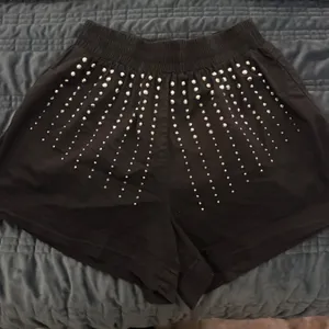 TCEC Black Studded Top and Shorts Set thumbnail 3