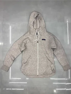 PATAGONIA Women's Cotton Quilt Hoodie Hethered Beige thumbnail 4