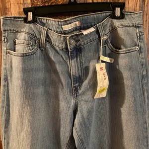 NWT Levis Strauss & co women's blue jeans size 14 thumbnail 5