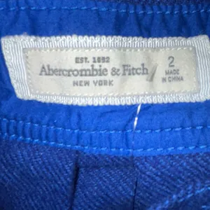 New, Abercrombie & Fitch Wool Blend Y2K Pleated Mini Skirt Size 2 thumbnail 3