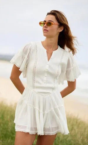Free People Cream Dress thumbnail 2