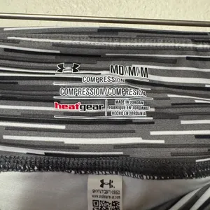 Under Armour Black and Gray Compression Leggings thumbnail 2