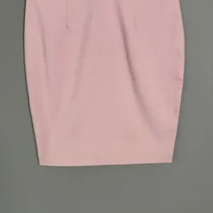 Miss Circle sz M pink plunge fitted mini party‎ dress thumbnail 3
