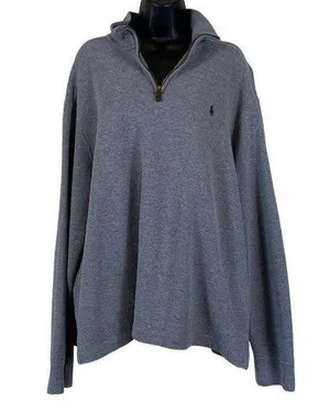 Ralph Lauren Quarter Zip Pullover Sweater thumbnail 1