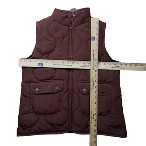 NWT Natural Reflections Quilted Puffer Vest Womens Small Brown Hiking Outdoors thumbnail 6