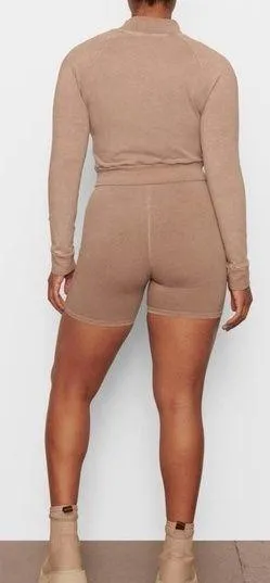 SKIMS Outdoor Basic Bike Short Tigers Eye - Women’s Sz Medium thumbnail 2