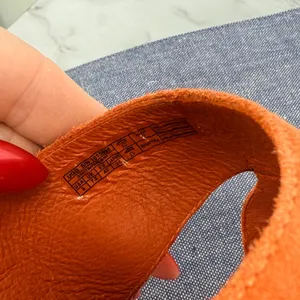 UGG Celia‎ Mule Sandals Womens 9 Orange Suede Stacked Block Heel Open Toe Slide thumbnail 6