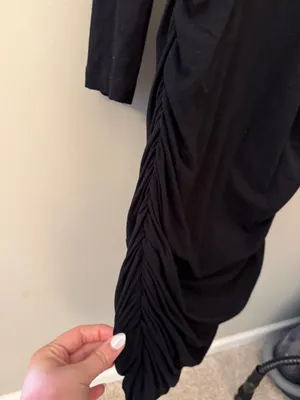 black long sleeve dress thumbnail 2