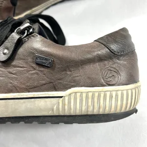 Remonte Maditta D0700 Leather Sneakers 40 Metallic Gray Brown Comfort Walking thumbnail 6