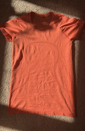 Orange Lululemon Swiftly Tech Short Sleeve thumbnail 1