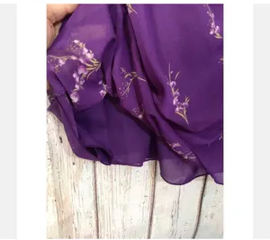 Apt 9 Sz L Gorgeous Sleeveless Purple Floral Blouse Top Flowy & Flattering thumbnail 4
