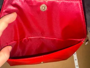 Daisy by Marc Jacobs  red clutch thumbnail 3