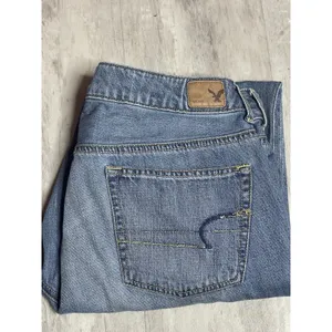 American‎ Eagle Women's Jeans Size 10 Regular Blue High Rise Straight Leg Bag6 thumbnail 8