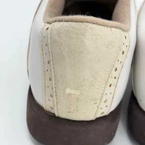 FootJoy 48709 Womens White Tan Leather Saddle Golf‎ Shoes Size 8 M thumbnail 4
