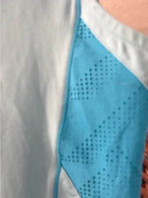 Under Armour Aqua Blue Sleeveless Performance Polo thumbnail 2