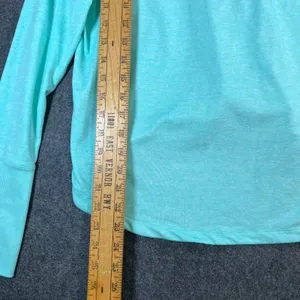 Nike‎ Running Dri-FIT Mint Green Heathered Cowl Neck Hoodie Thumbholes Womens M thumbnail 8