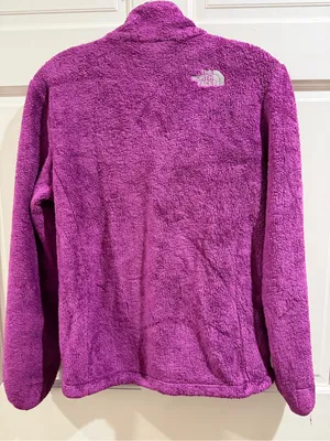 The North Face Women's Plush Full-Zip Teddy Jacket in Magenta Size Small thumbnail 4