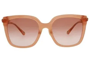 Chloé Core 56mm Square Sunglasses Nude Nude Orange Womens Size NS thumbnail 1