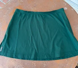 Nike Vtg retro Tail Tech forest green tennis skirt sz L #tennis #activewear #sporty #pickleball thumbnail 1