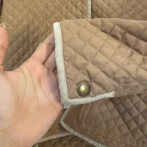 Chaps Tan Quilted Women's Jacket thumbnail 6