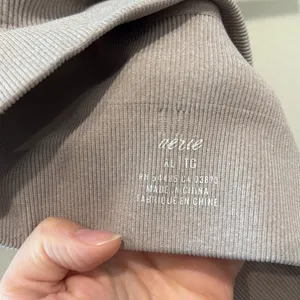 Aerie Strappy Ribbed Bra Brown Mauve Heather Size XL thumbnail 4