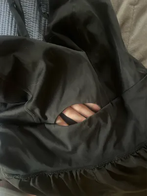 black workout romper pants store thumbnail 3