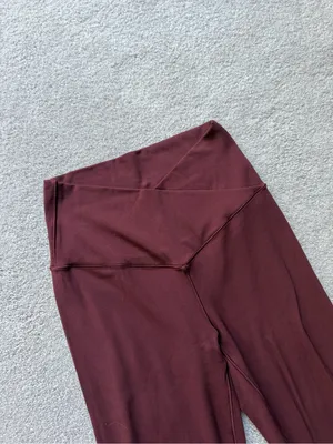 aerie crossover flare leggings thumbnail 4