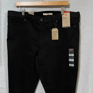 Levis 311 Shaping Skinny Jeans Womens 34x28 Black Stellar Stretch Mid Rise NEW thumbnail 3