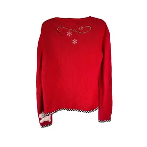 KIKIT Sweater Christmas Scottie Dogs Women's Size M Ugly‎ Christmas Sweater thumbnail 2