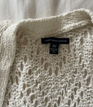 American Eagle White Cardigan thumbnail 2