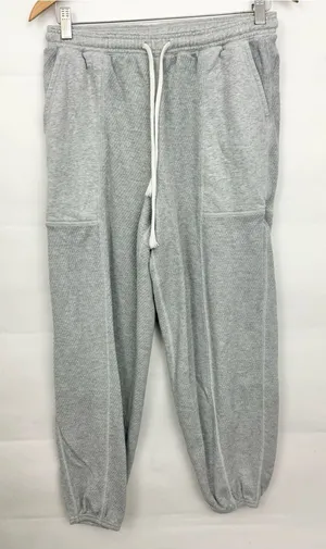 American Eagle aerie waffle knit textured jogger sweatpants small thumbnail 1