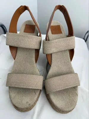 Tory Burch‎ Tan Espadrille Sandals thumbnail 1