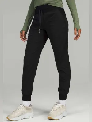 Lululemon NWT Dance Studio Mid Rise Joggers With Pockets Black Size 8 thumbnail 1
