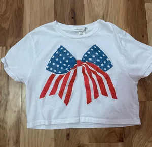 Altar'd State Bow American Flag Shirt thumbnail 1