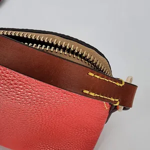 Dooney & Bourke Red Pebbled Leather Mini Crossbody Bag thumbnail 9
