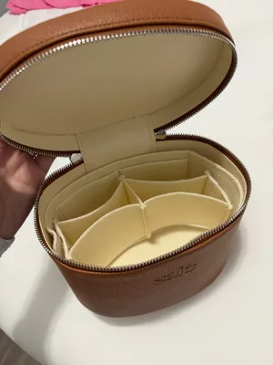 Saie makeup bag Brown thumbnail 2