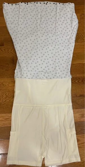 Max Studio Performance Sport Polka Dot Scoop Neck Beige/Black athletic Dress thumbnail 16