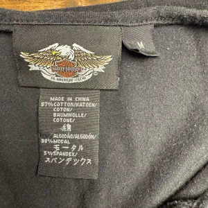 harley davidson shirt Graphics On Back Embroidered Logo‎ Front thumbnail 2