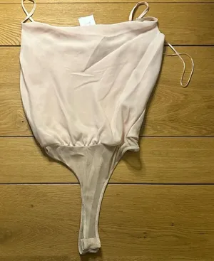 NWT Astr blush bodysuit career xs thumbnail 1