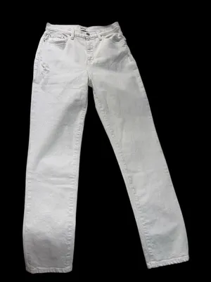 NWOT Pistola Women's White Jennifer Skinny Lightly Distressed Ankle Jean Size 26 thumbnail 1