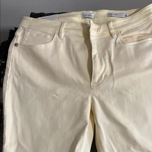 J. Crew yellow denim womens jeans thumbnail 2